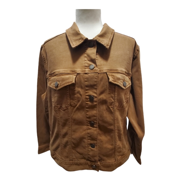 Liverpool Temma Denim Jacket Plus size brown - Picture 2 of 11